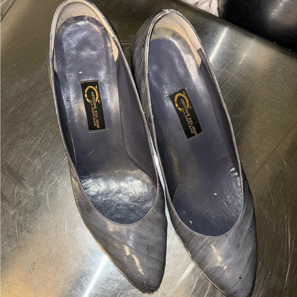 Genuine Eel Skin Heels women’s size 10 - Picture 3 of 10